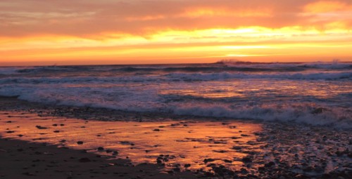 Milfontes ao pôr do Sol