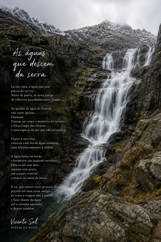 As águas que descem da serra