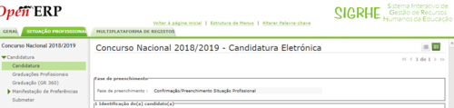 Concurso extraordinário