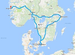 9 dager i Skandinavia
