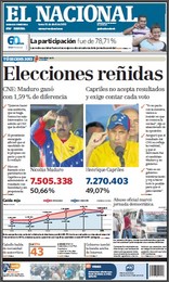 Elecciones reñidas
