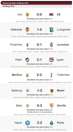 E na Liga Europa