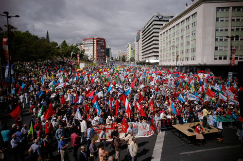 Sábado de protesto