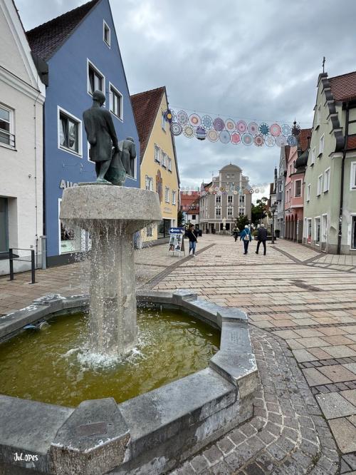 Fonte do Pescador (Fischerbrunnen), Donauwörth, Alemanha