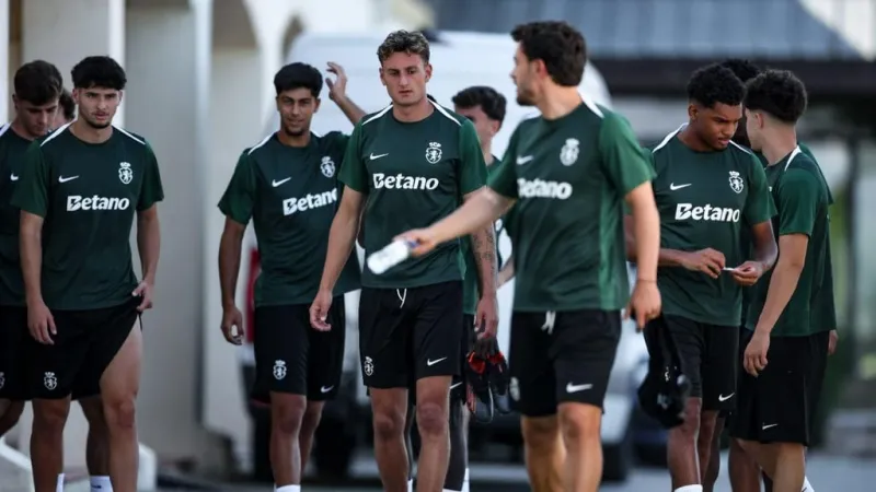 Os primeiros treinos…