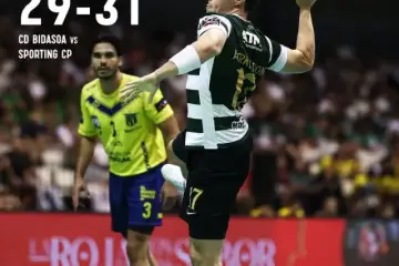 O Andebol SCP venceu o CD Bidasoa Irún por 31-29 e vai à final hoje pelas 19:30 x FC Barcelona.