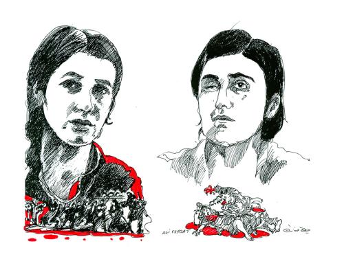 Março dia 30 -  Mulheres yazidi