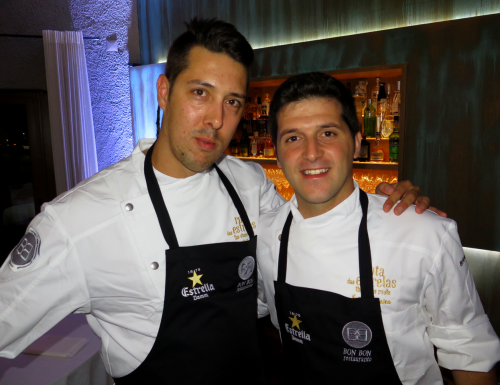 Na sala do BON BON, o anfitrião Rui Silvestre e João Oliveira Na sala do BON BON, o anfitrião Rui Silvestre e João Oliveira