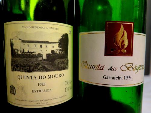 Quinta do Mouro tinto 1995 / Quinta das Bágeiras Garrafeira tinto 1995 Quinta do Mouro tinto 1995 / Quinta das Bágeiras Garrafeira tinto 1995