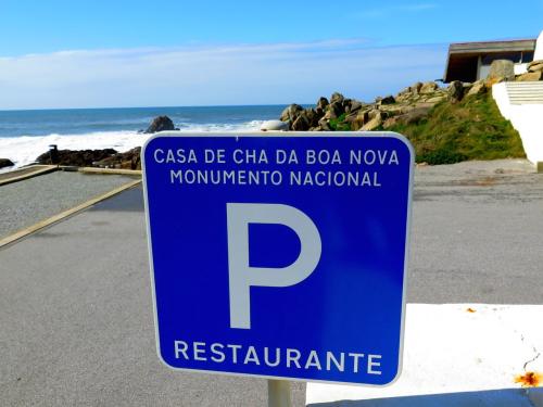 A chegada ao restaurante CASA DE CH&Aacute; DA BOA NOVA