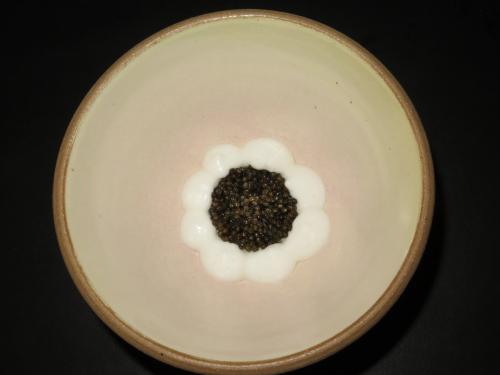 Savory rice pudding with caviar Savory rice pudding with caviar