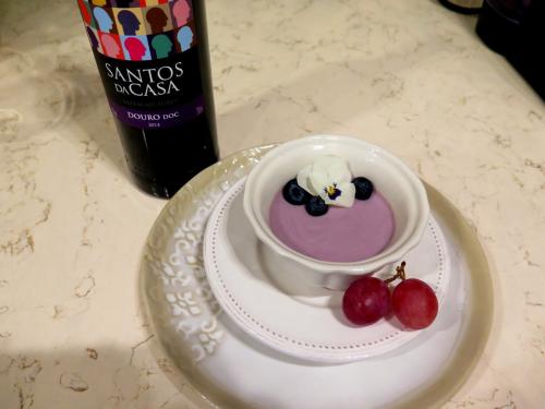 Mousse de vinho tinto Mousse de vinho tinto