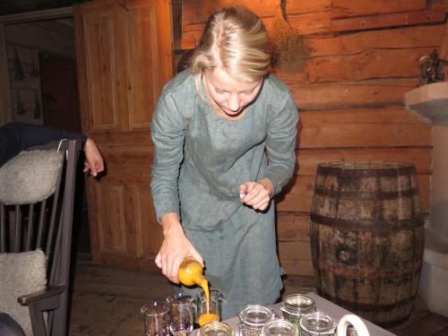 Duck egg yolk liqueur