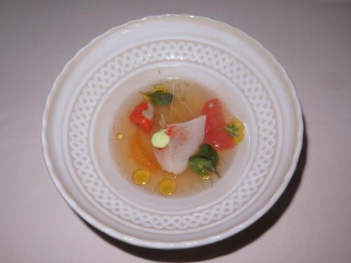 Vieira Fresca “mergulho” | Consommé de Citrinos Vieira Fresca “mergulho” | Consommé de Citrinos