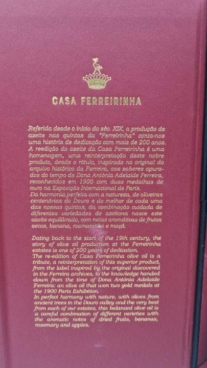 Azeite Virgem Extra Casa Ferreirinha