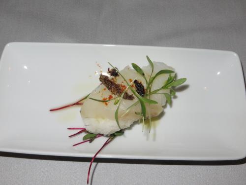 Nigiri de bacalhau Nigiri de bacalhau
