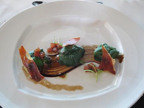 'Raviolis'... feitos com espinafre