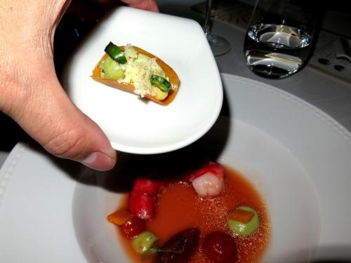 &laquo;Carabinero &lsquo;Guatemala&rsquo; with Tamarillo, Avocado, Salsa & Taco&raquo;
