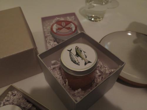 A terceira caixa: smoked mackerel and salmon with fennel