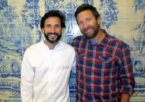 José Avillez e o chef peruano Diego Muñoz José Avillez e o chef peruano Diego Muñoz