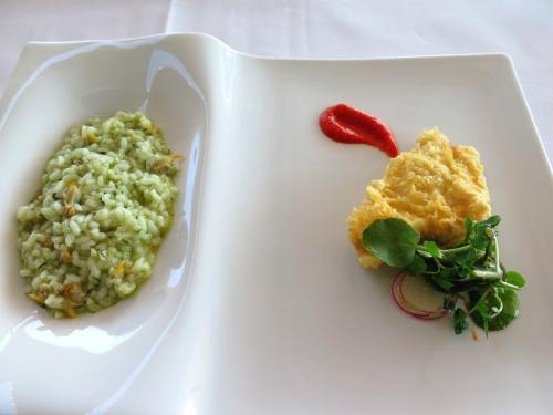 Lombo de fataça com arroz de berbigão Lombo de fataça com arroz de berbigão