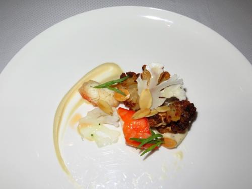 Cauliflower Roasted in Crab Butter with Almonds and Tarragon Cauliflower Roasted in Crab Butter with Almonds and Tarragon