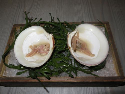 Mahogany clam with beer vinegar Mahogany clam with beer vinegar