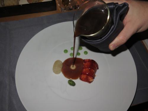 Native Lobster, Pickled Cucumber, Nashi Pear, Black Pepper Sauce &lsquo;Malaysian Style&rsquo;