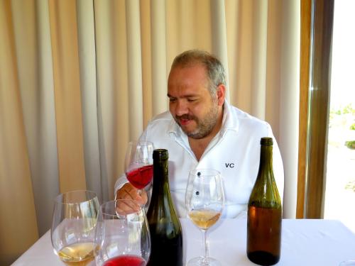 V&iacute;tor Claro e o tinto do Colmeal