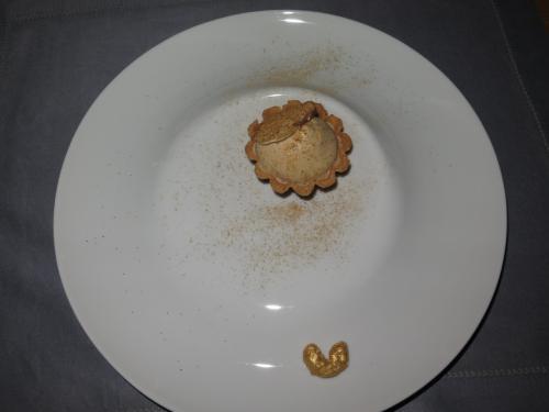New season Cep Tart, coconut sorbet