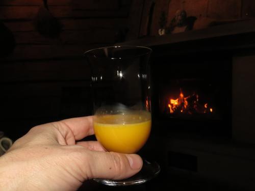 Duck egg yolk liqueur