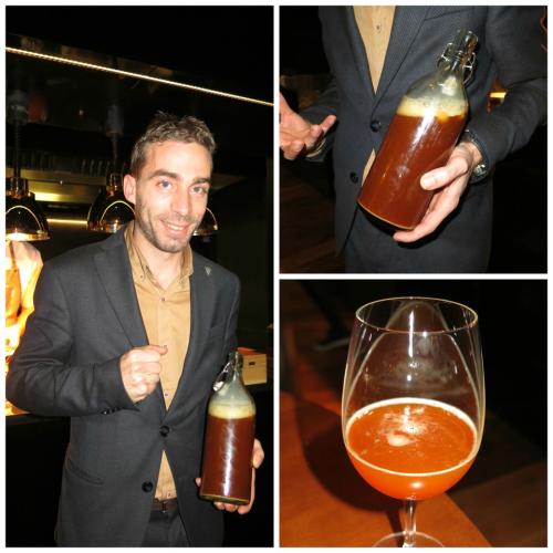 O escanção Sérgio Antunes e o fermentado kvass feito no LOCO O escanção Sérgio Antunes e o fermentado kvass feito no LOCO