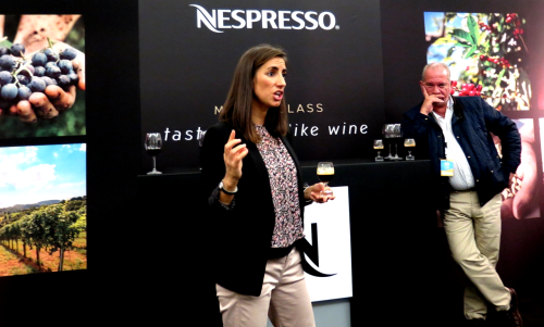 Marta Mimoso (Coffee Ambassador Nespresso) e Domingos Soares Franco (José Maria da Fonseca) Marta Mimoso (Coffee Ambassador Nespresso) e Domingos Soares Franco (José Maria da Fonseca)