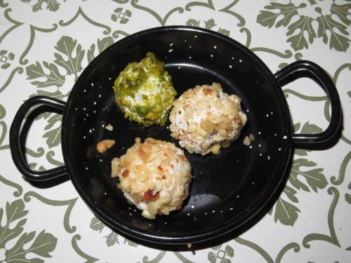 Palline di Ricotta con uva