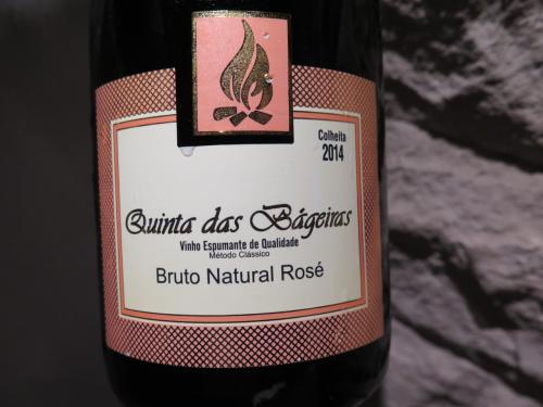 Espumante Quinta das Bágeiras Bruto Natural Rosé 2014 Espumante Quinta das Bágeiras Bruto Natural Rosé 2014