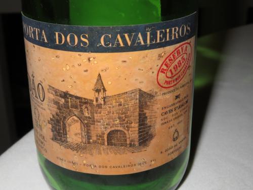 Porta dos Cavaleiros Reserva branco 1985