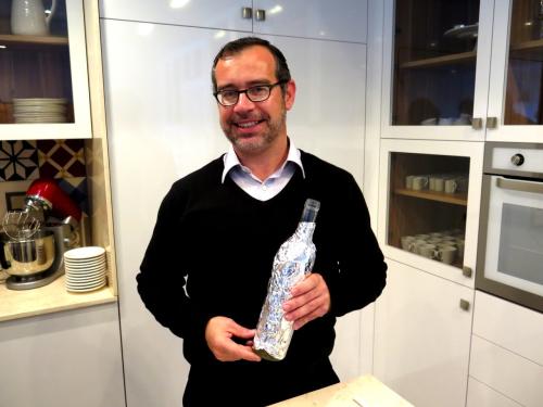 Manuel Moreira e a prova cega de um vinho branco Manuel Moreira e a prova cega de um vinho branco