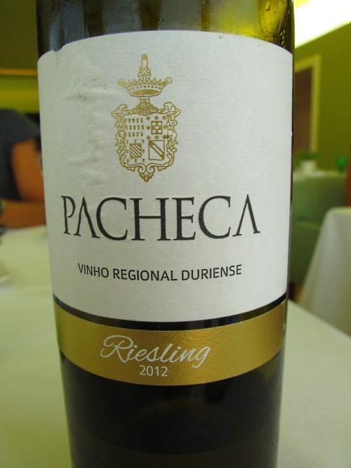 Pacheca Riesling branco 2012