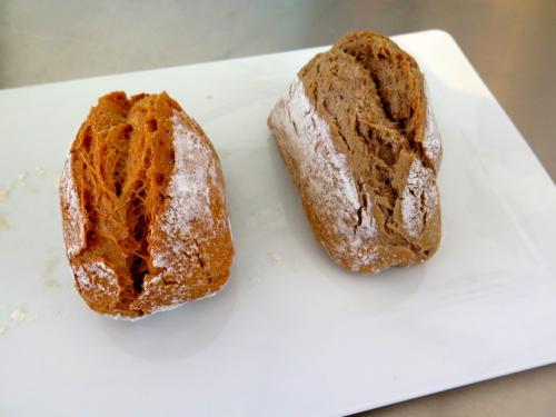 P&atilde;o de Tomate e P&atilde;o de Cogumelos