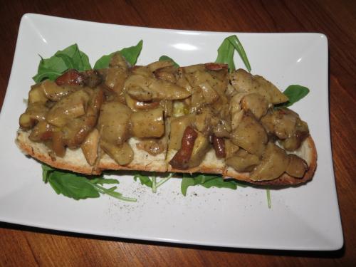 Bruschetta ai porcini