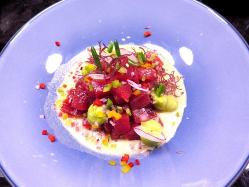 Ceviche de atum de S&atilde;o Miguel