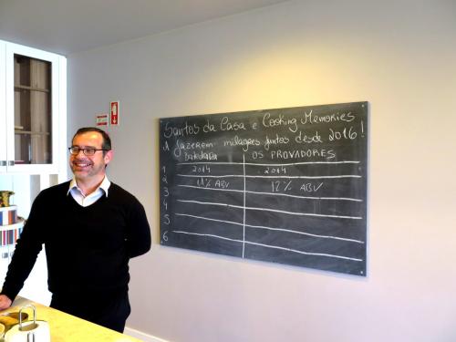 Manuel Moreira entusiasmado com a prova cega Manuel Moreira entusiasmado com a prova cega