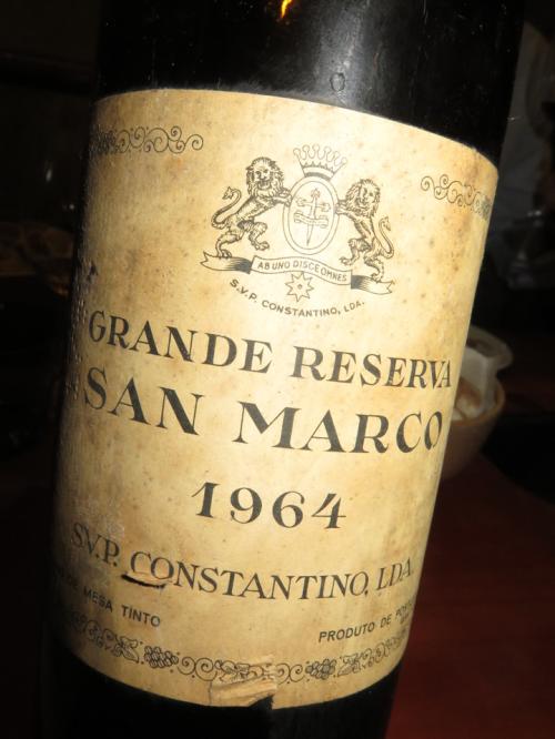 San Marco, Grande Reserva, tinto, 1964