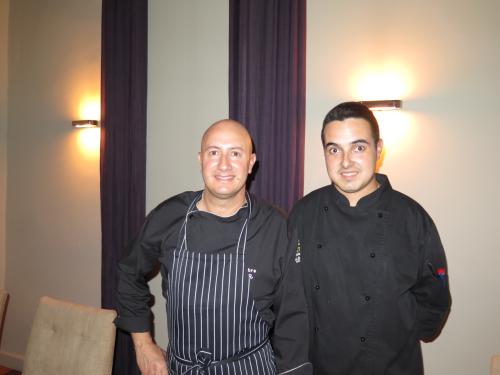 António Nobre e o sub-chef Tiago Moreno António Nobre e o sub-chef Tiago Moreno