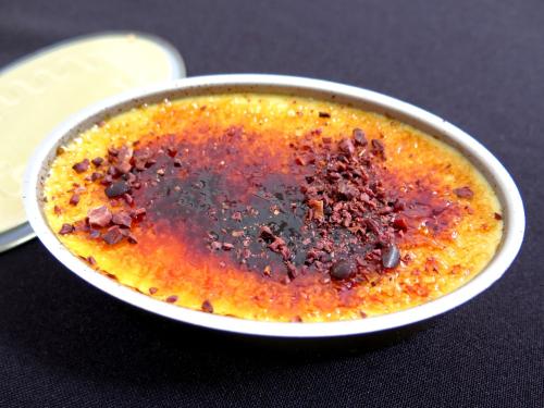 Creme Queimado de Bolota, Cacau e L&uacute;cia-Lima