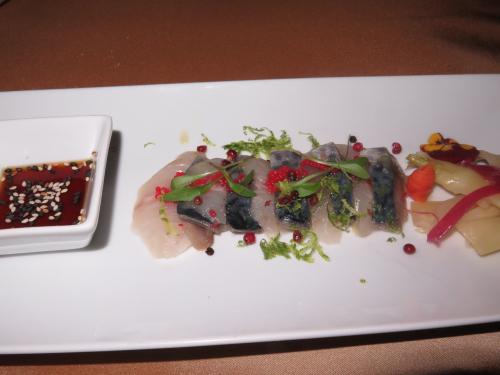 Ceviche de robalinho & sashimi de cavala Ceviche de robalinho & sashimi de cavala