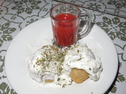 Pizza fritta con Burrata