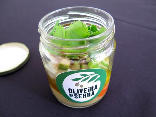 Choco em Salada de Legumes Assados