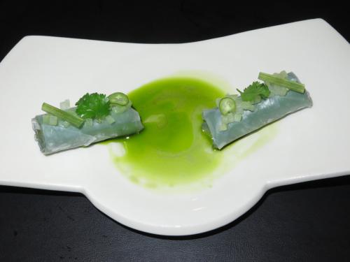 Hoja santa leaf summer roll Hoja santa leaf summer roll