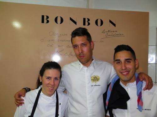 Chef pasteleira Nadia Carrasco, Rui Silvestre, Ricardo Messias Chef pasteleira Nadia Carrasco, Rui Silvestre, Ricardo Messias